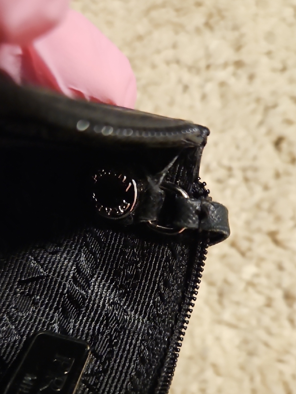 Prada Black Leather Key Pouch - Picture 14 of 16